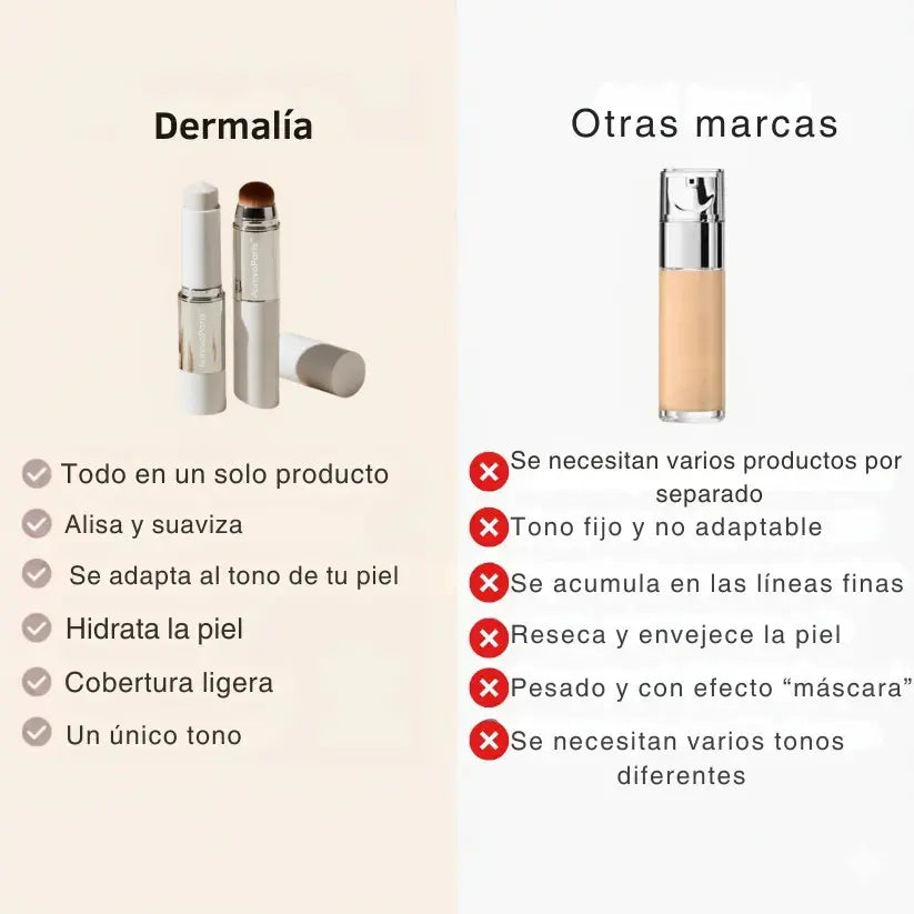 Dermalía® – Base de maquillaje auto-adaptativa 4 en 1